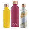 Double-wall thermal bottles for hot and cold drinks
